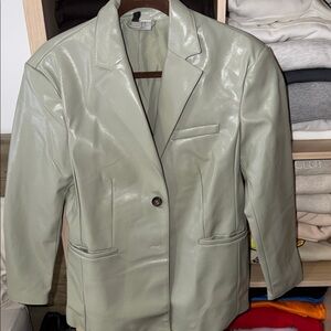 H&M Women's Green Blazer
